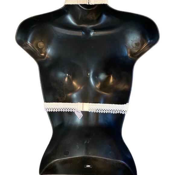 Victoria's Secret High Neck Halter Lace Bralette Size Small - Picture 3 of 11